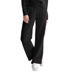 Tek Gear Ultracomfort wide leg pants women's large black jersey knit pull on